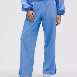 Lululemon Court Rival Wide Leg Track Pants in Pool Party